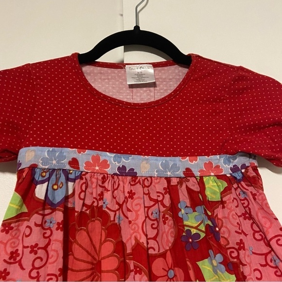 Servane Barrau Floral Print Short Sleeve dress Size 6-7 years - Picture 4 of 8